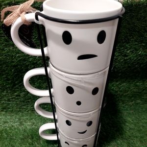Ghost Mug Set (4pcs)